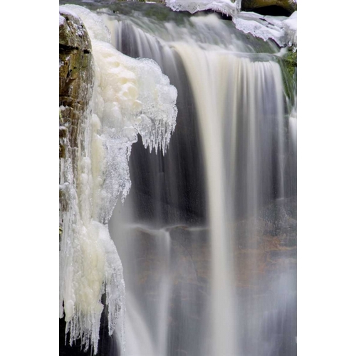 West Virginia, Blackwater Falls Frozen waterfall
